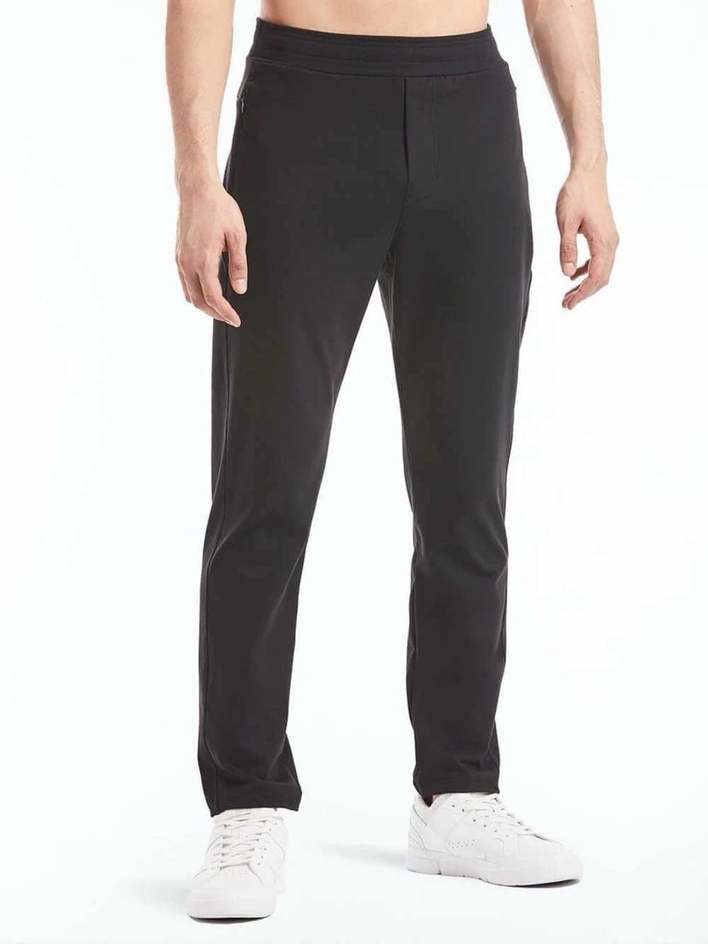 NWOT Public Rec Men's Daymaker Pants Sz 28/28 Black Tapered Joggers Tech Travel